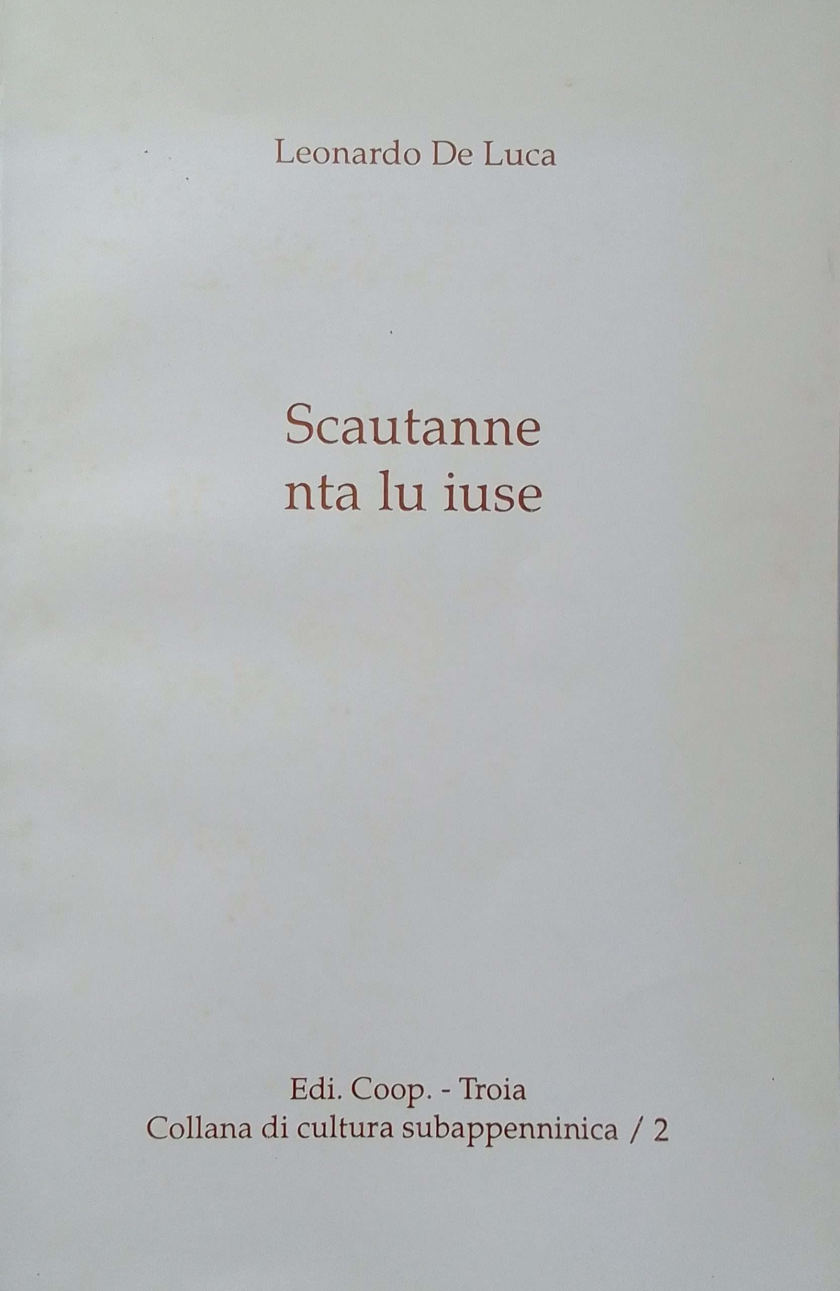 SCAUTANNE UNTA LU IUSE