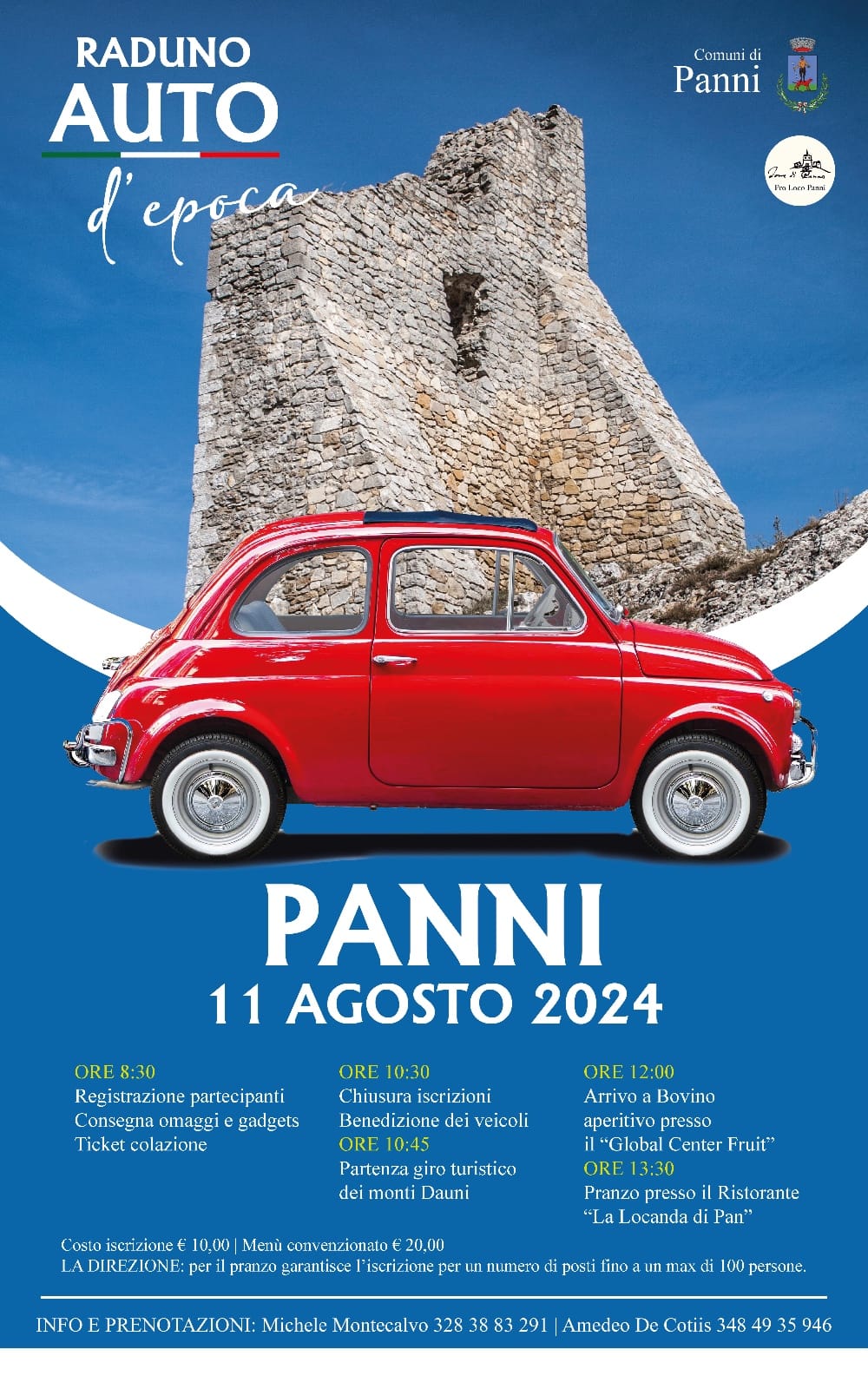 11 agosto 2024 – RADUNO AUTO D’EPOCA